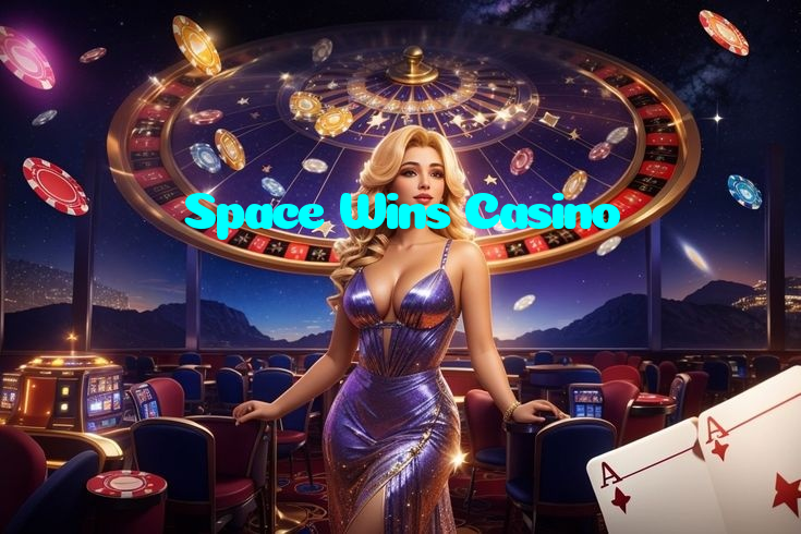 Space Wins Casino casino presented on mobile device in Pakistan with slots and live games